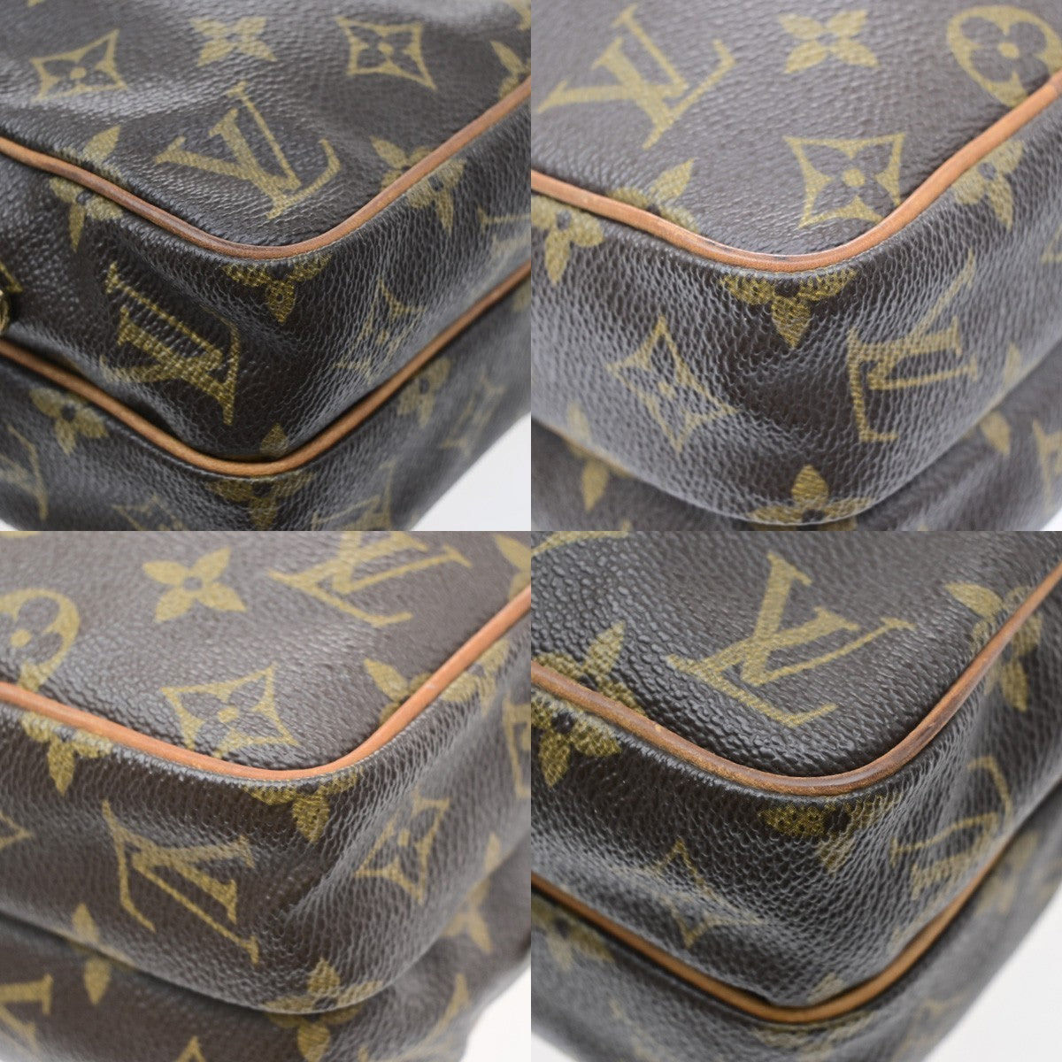 LOUIS VUITTON Mini Amazon Shoulder Bag Monogram Leather Brown M45238 32SA168