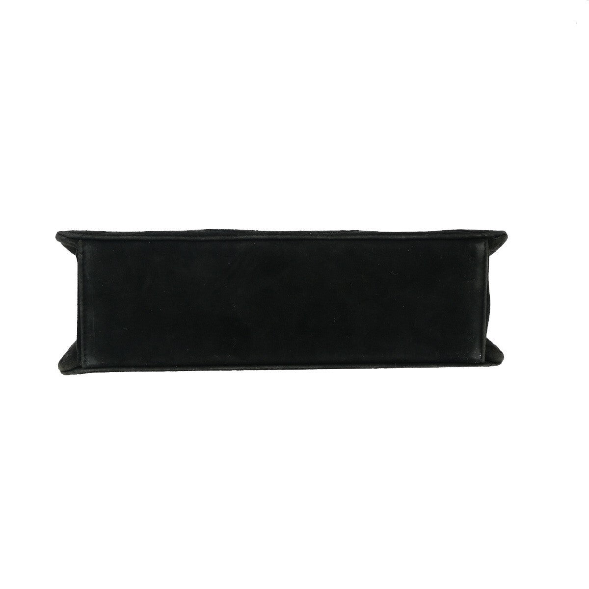 CHANEL CC Logo Velvet Chain Shoulder Bag Suede Leather Black Vintage 683RK554