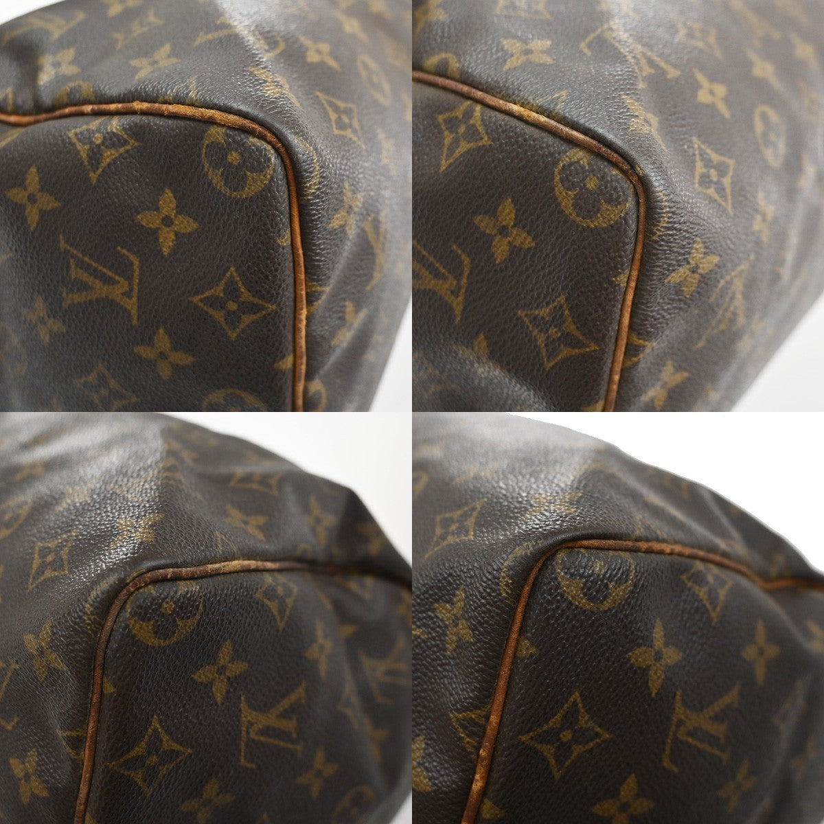 LOUIS VUITTON Speedy 30 Travel Hand Bag Monogram Leather Brown M41526  30SA086