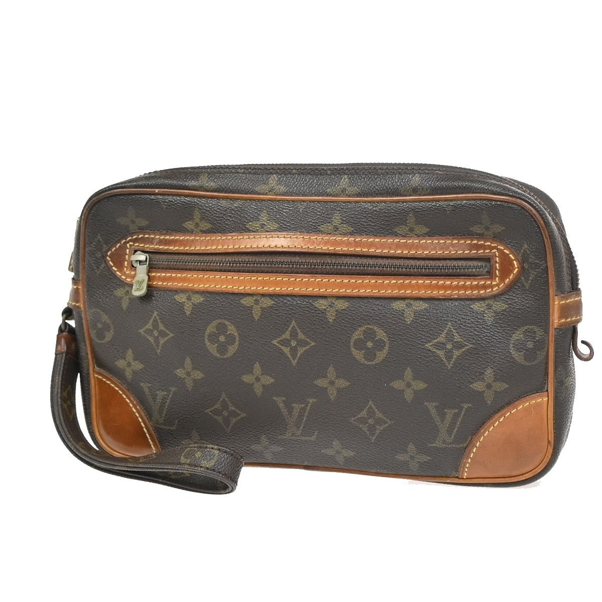 LOUIS VUITTON Marly Dragonne GM Clutch Hand Bag Monogram Brown M51825 67AA206