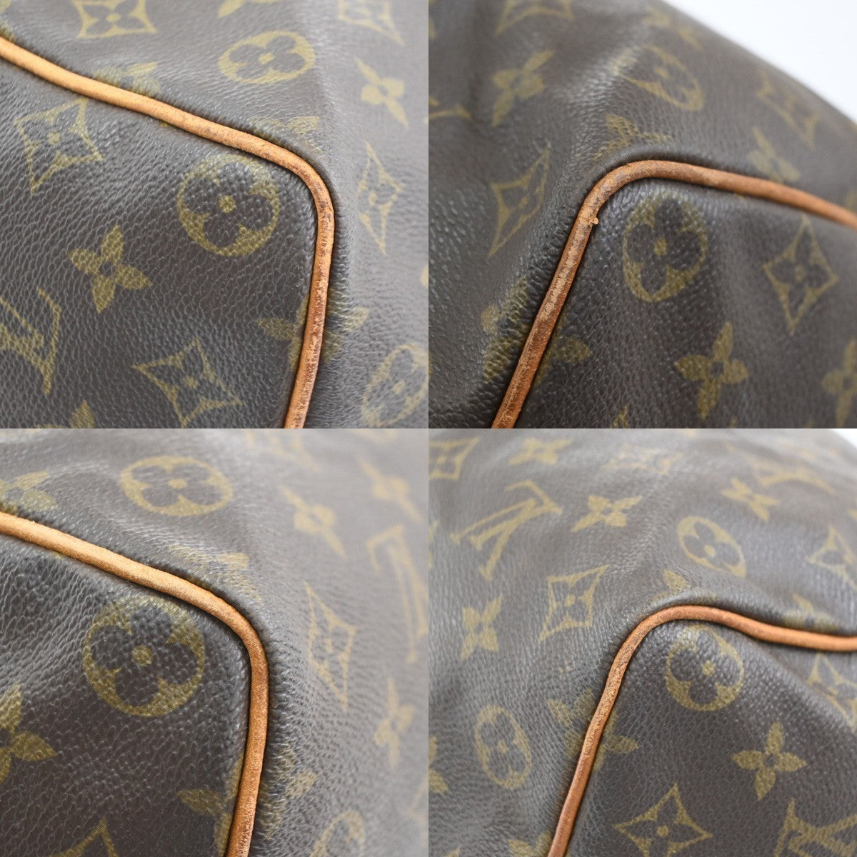 LOUIS VUITTON Speedy 35 Travel Hand Bag Monogram Leather Brown M41524 82SA002