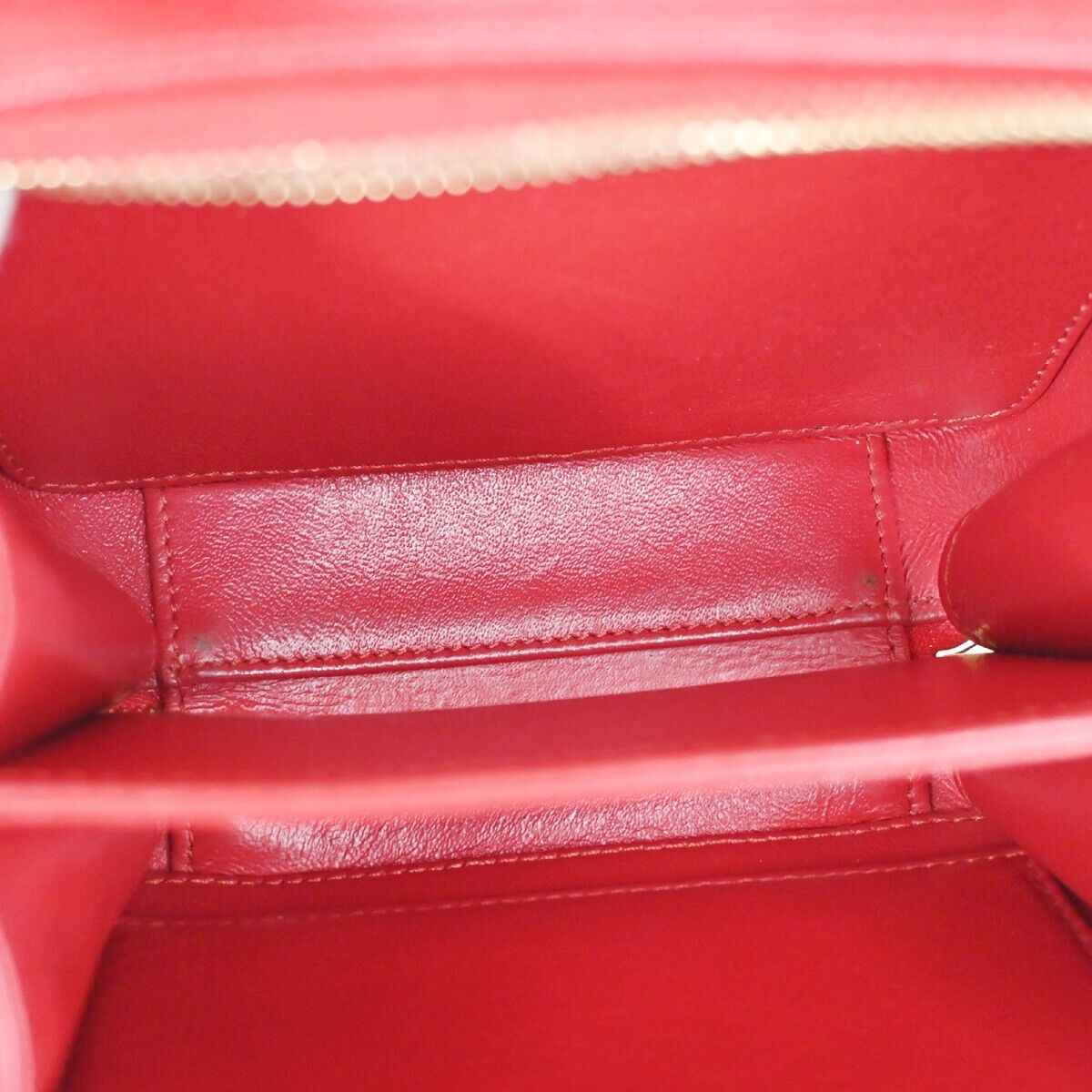 CHANEL CC Mini Matelasse 2Way Chain Shoulder Bag Caviar Leather Red GHW 765RH755