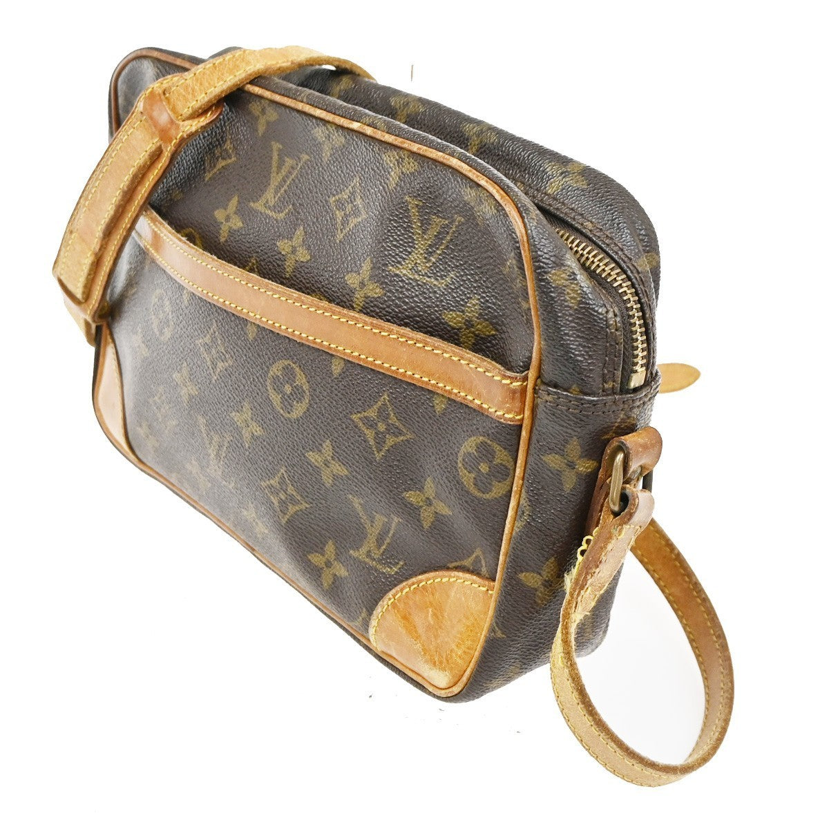 LOUIS VUITTON Trocadero 27 Shoulder Bag Monogram Leather Brown M51274 65TA533