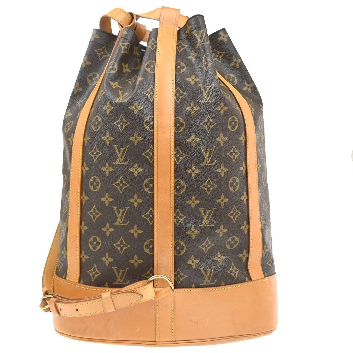 LOUIS VUITTON LV Randonnee GM Shoulder Bag Monogram Leather Brown M42244 15MA523