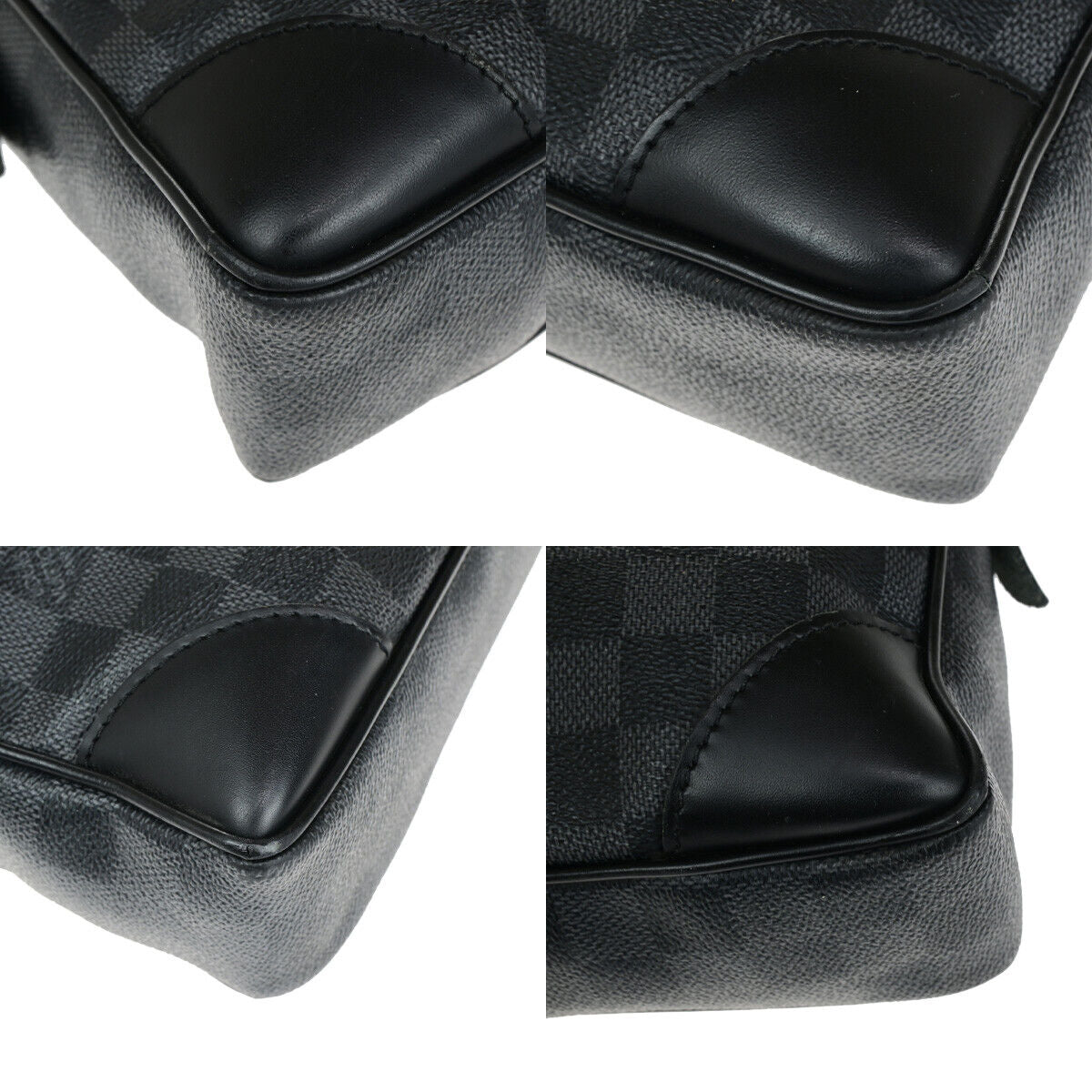 LOUIS VUITTON Porte Documents Voyage Briefcase Hand Bag Graphite N41125 17YF485