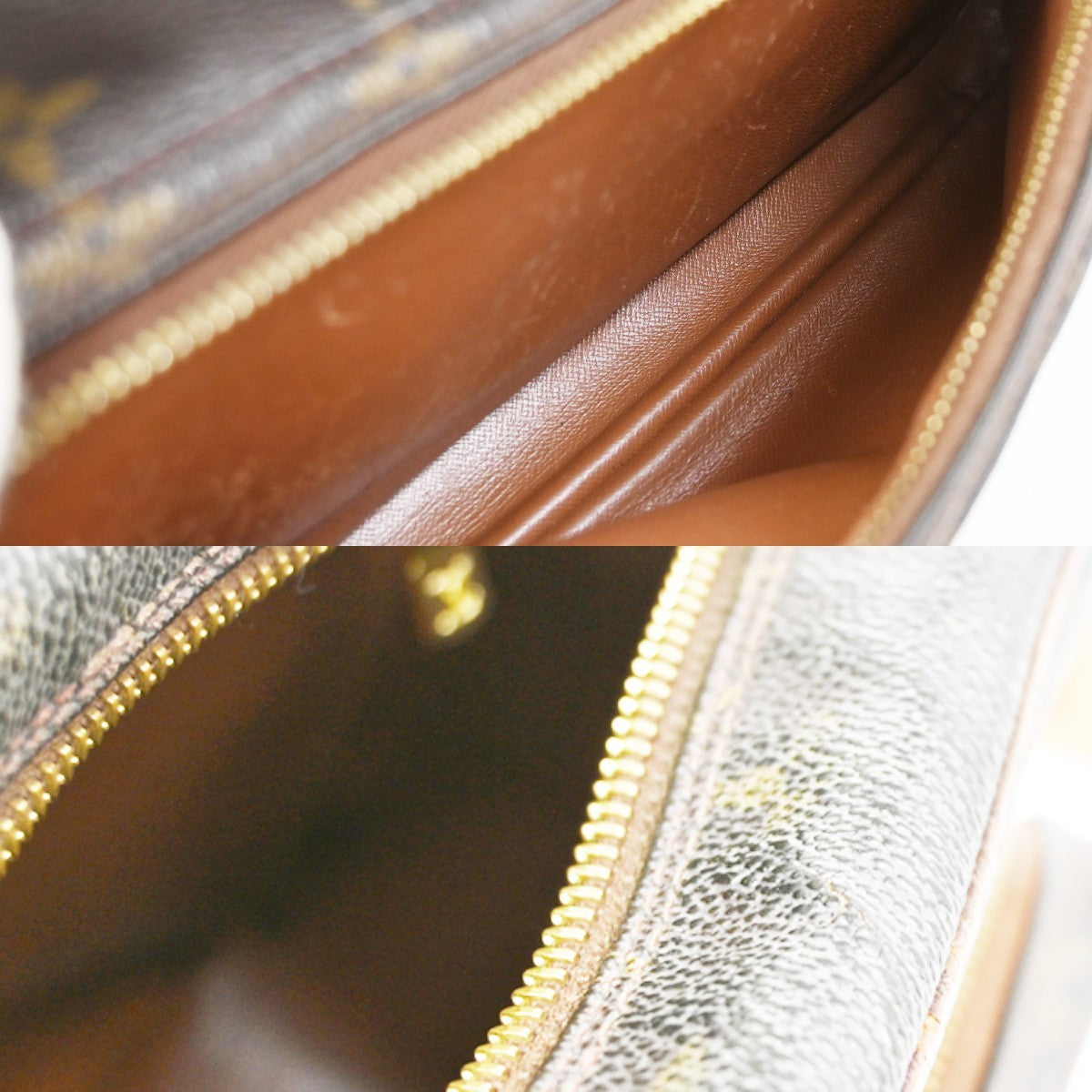 LOUIS VUITTON Nile Crossbody Shoulder Bag Monogram Leather Brown M45244 04YJ069