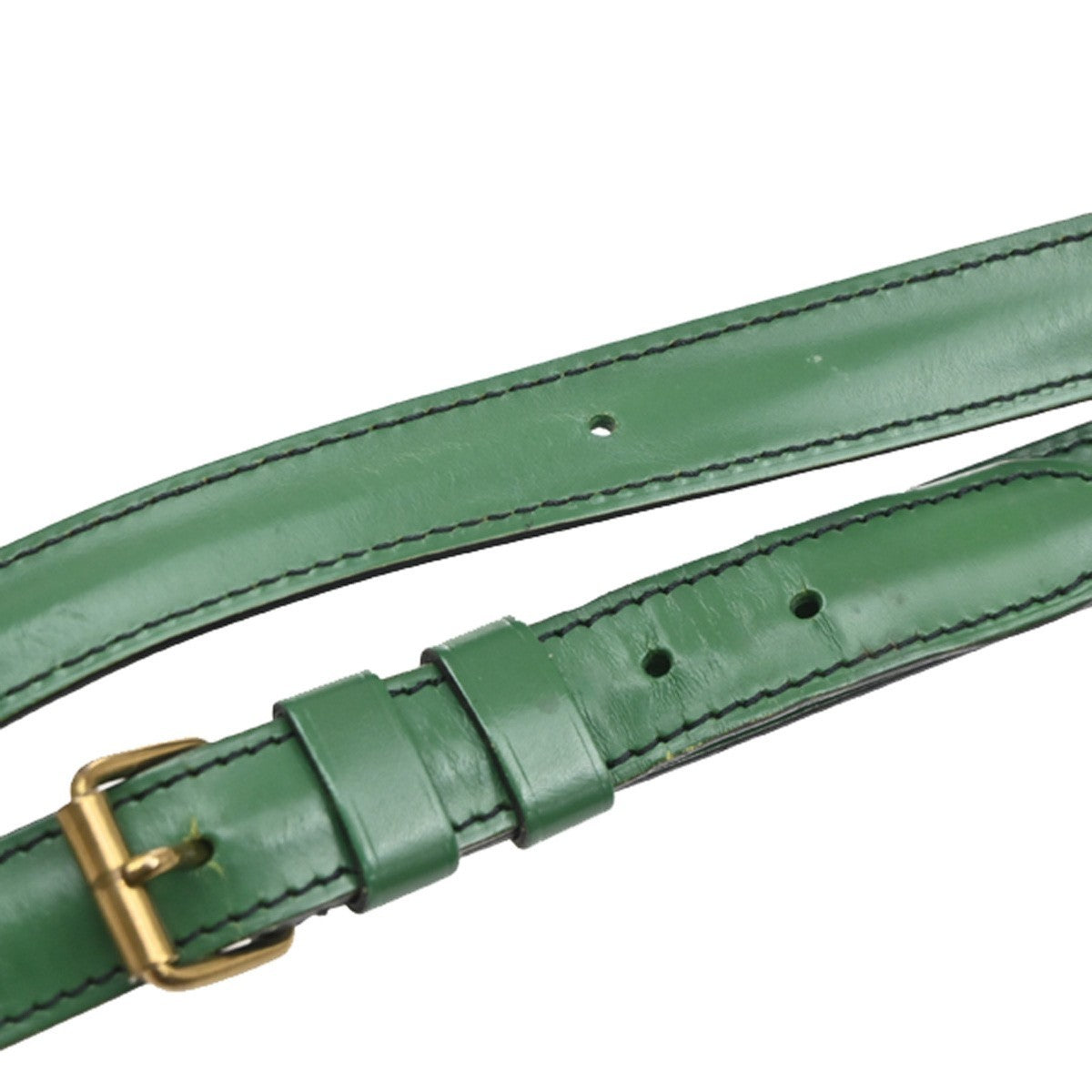 LOUIS VUITTON LV Cartouchiere MM Shoulder Bag Epi Leather Green M52244 80SA155
