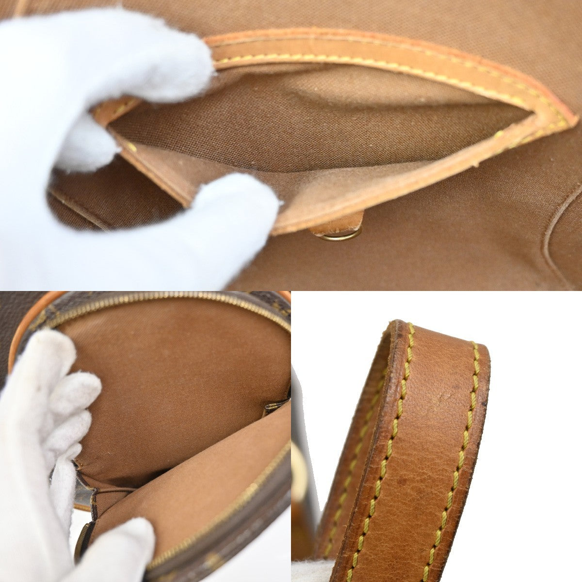 LOUIS VUITTON Ellipse Shopping Shoulder Bag Monogram Leather BN M51128 78KB344