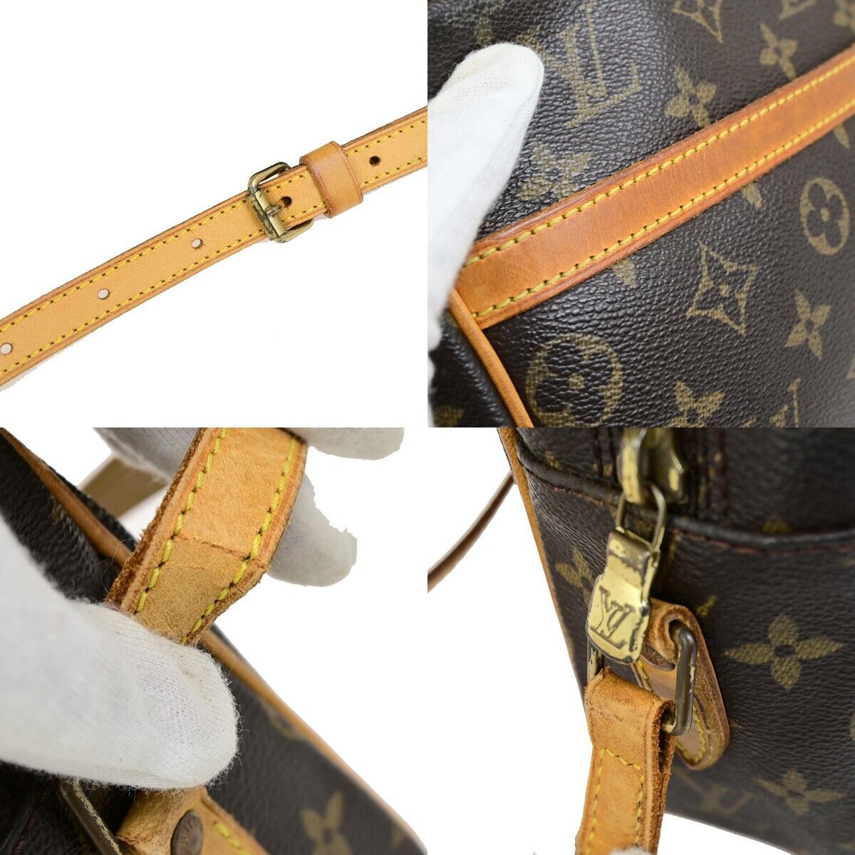 LOUIS VUITTON Trocadero 27 Shoulder Bag Monogram Leather Brown M51274 82ED001