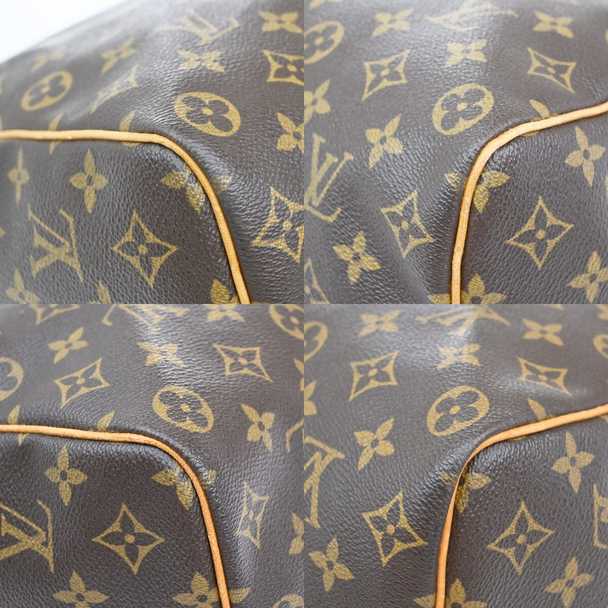 LOUIS VUITTON Keepall 50 Travel Hand Bag Monogram Leather Brown M41426 14EE273