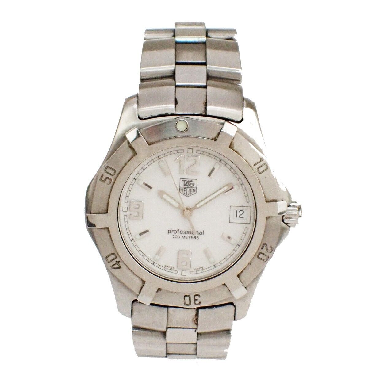 TAG HEUER Logo 2000 Exclusive WN1111 Wristwatch Stainless Steel Silver 80RJ639