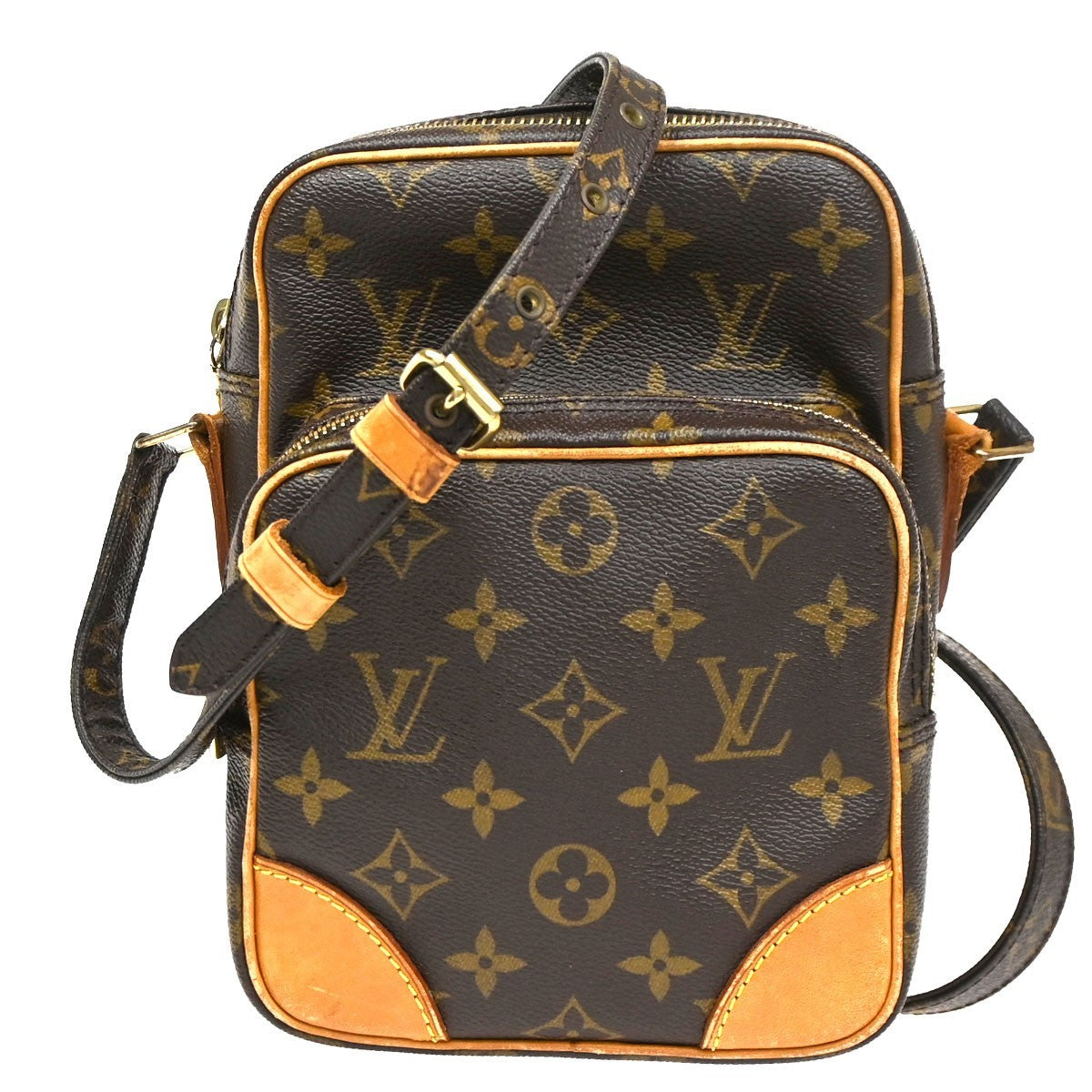 LOUIS VUITTON Amazon Crossbody Shoulder Bag Monogram Leather BN M45236 86CA604