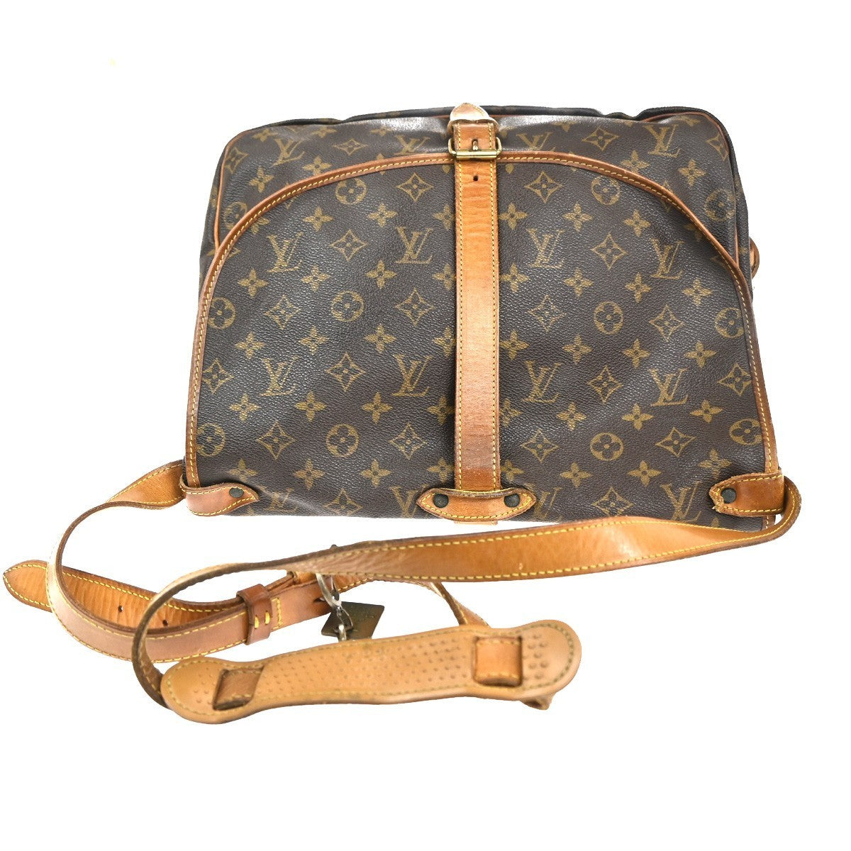 LOUIS VUITTON Saumur 35 Shoulder Bag Monogram Leather BN France M42254 82CA635