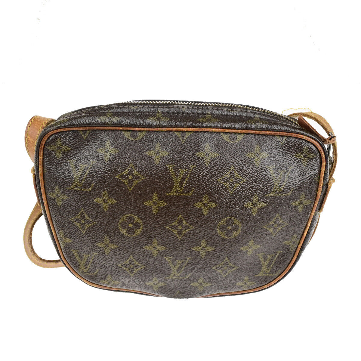 LOUIS VUITTON Jeune Fille PM Shoulder Bag Monogram Leather Brown M51227 67SJ522