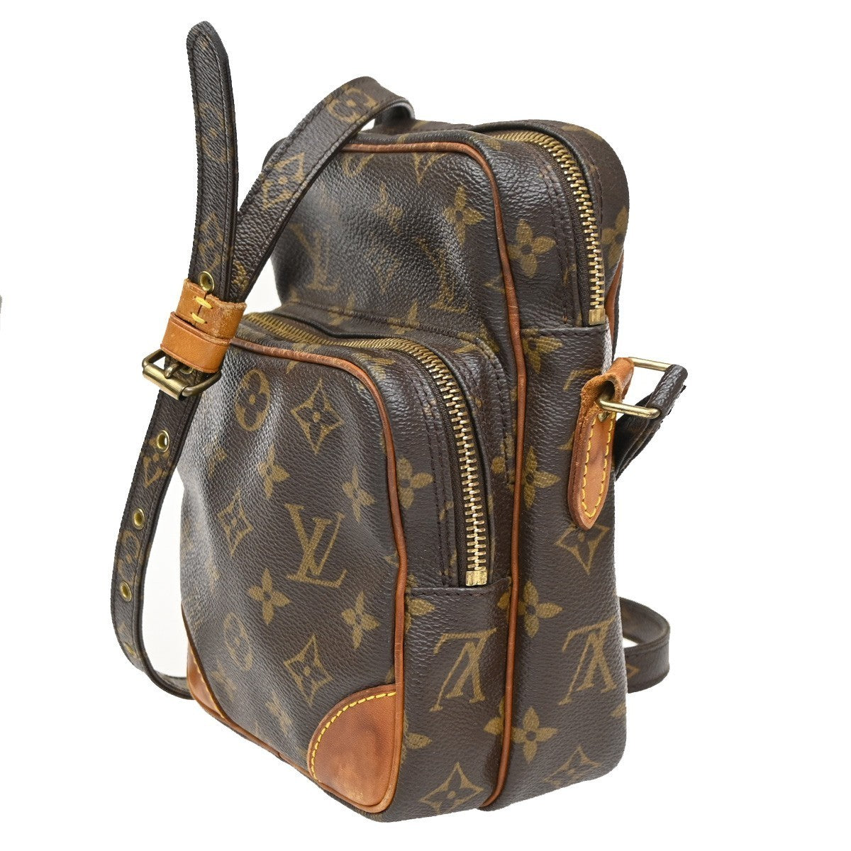 LOUIS VUITTON Amazon Crossbody Shoulder Bag Monogram Leather BN M45236 39CA605