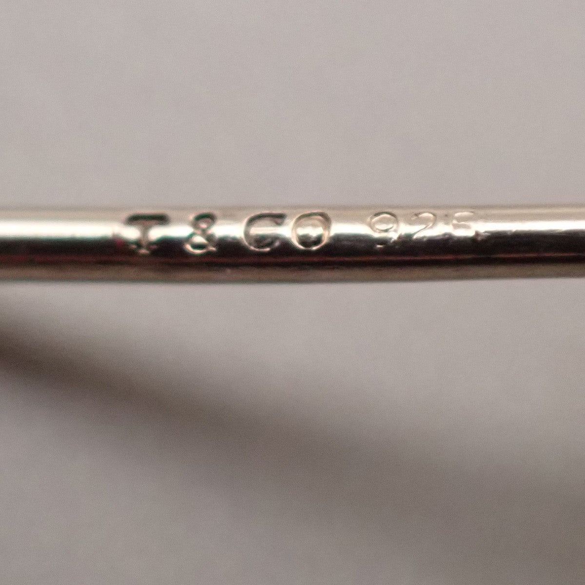 Tiffany & Co. Logo Paloma Picasso Loving Heart Stud Earring Silver 925 02CA571