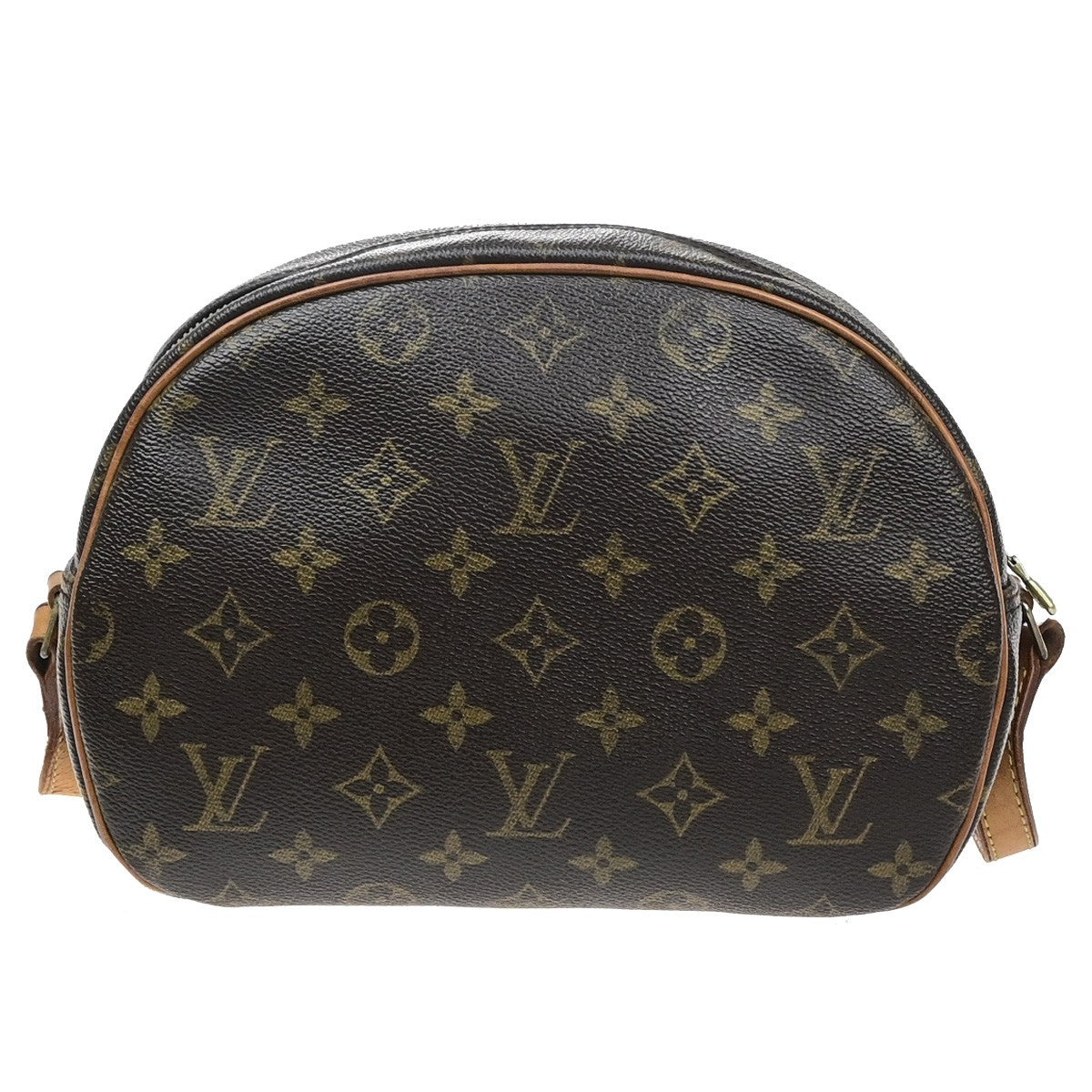 LOUIS VUITTON Blois Crossbody Shoulder Bag Monogram Leather Brown M51221 87MA711