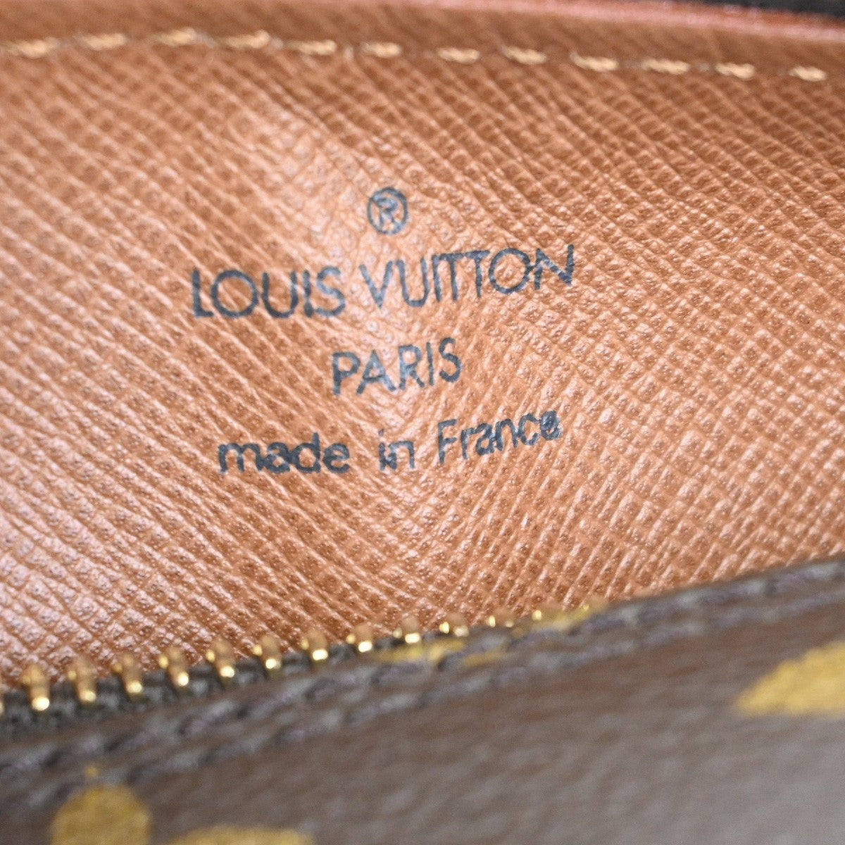 LOUIS VUITTON Logo PAPILLON 30 Hand Bag Monogram Leather Brown M51365  73TA131