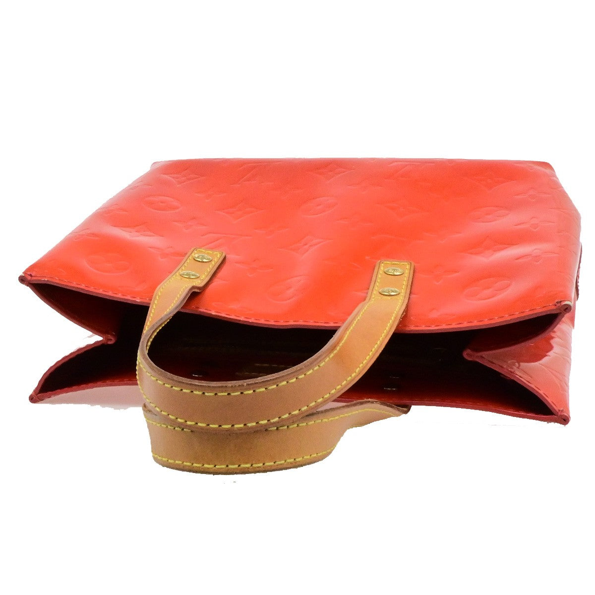 LOUIS VUITTON Read PM Hand Bag Monogram Vernis Patent Leather Red M91088 31YH134