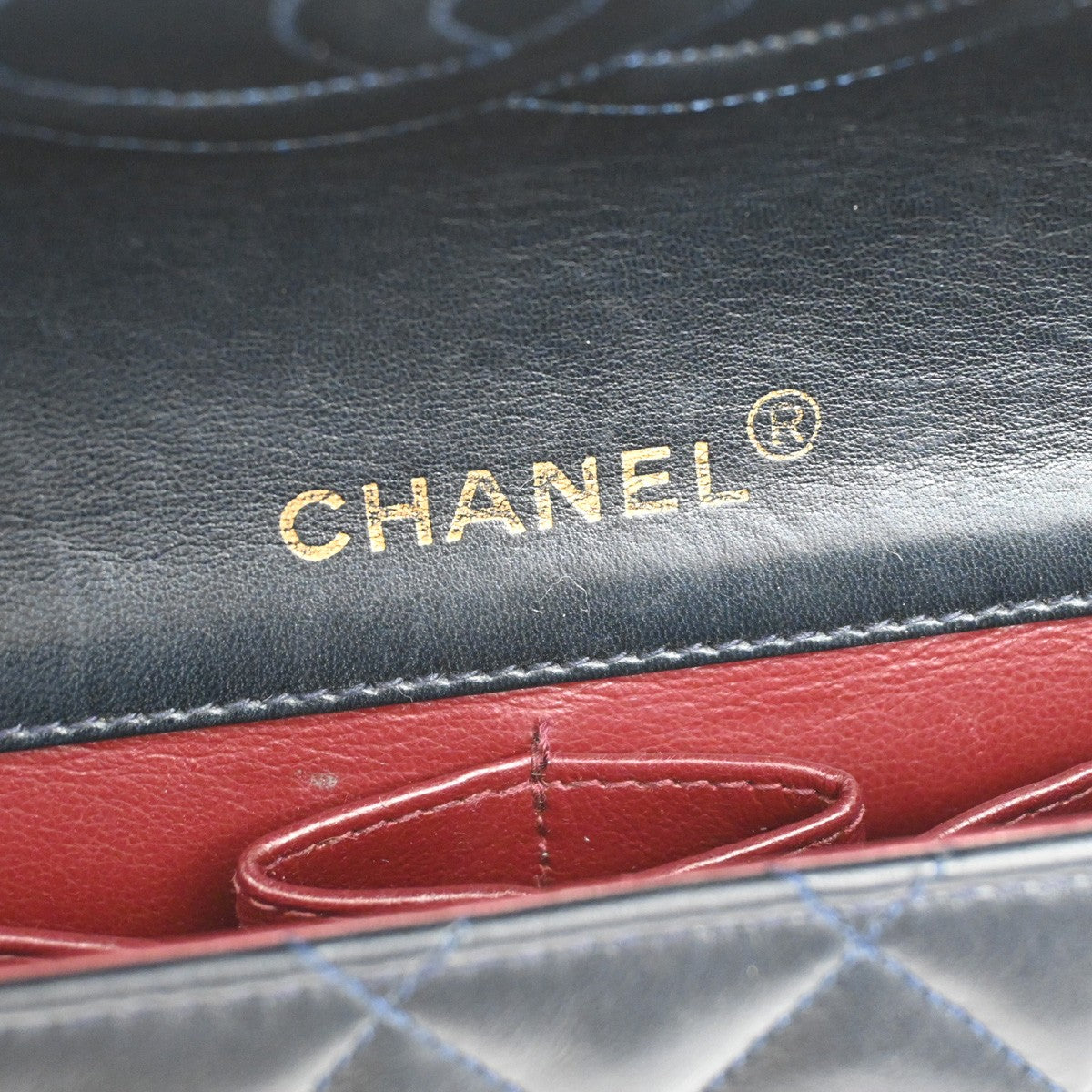 CHANEL CC Mini Matelasse Chain Shoulder Bag Leather Blue GHW Vintage 312RL427