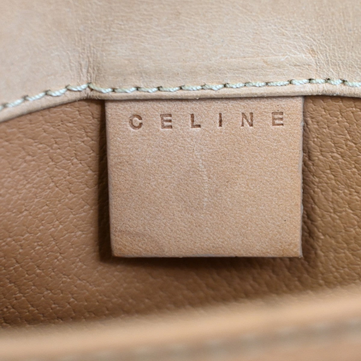 CELINE Logo Macadam Pattern Shoulder Bag PVC Leather Brown GHW Italy 61KC643