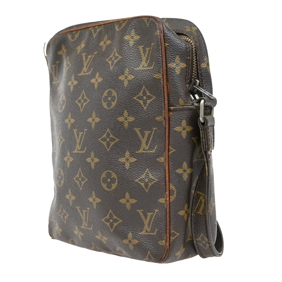 LOUIS VUITTON Petit Marceau Shoulder Bag Monogram Leather Brown M40264 62EE313