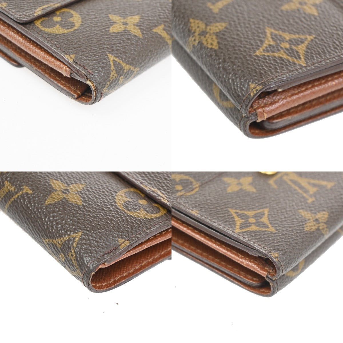 LOUIS VUITTON Porte Monnaie Billet Carte Credit Wallet Monogram M61652 01KC325