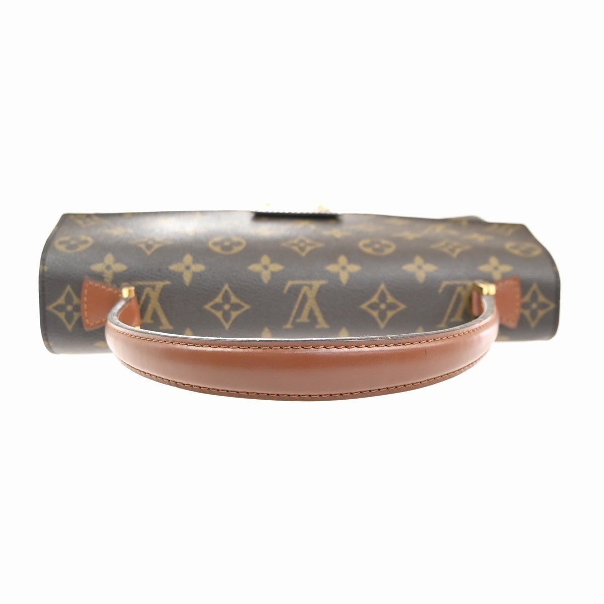 LOUIS VUITTON Concorde Hand Bag Monogram Leather Brown France M51190 70KC476