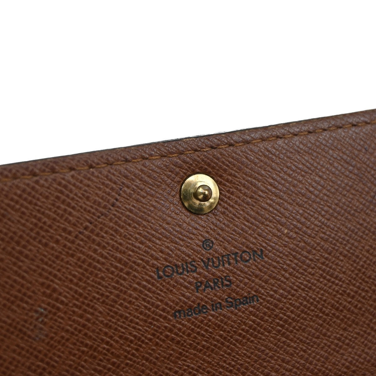 LOUIS VUITTON Porte Monnaie Zip Bifold Wallet Monogram BN M61735 01EE204
