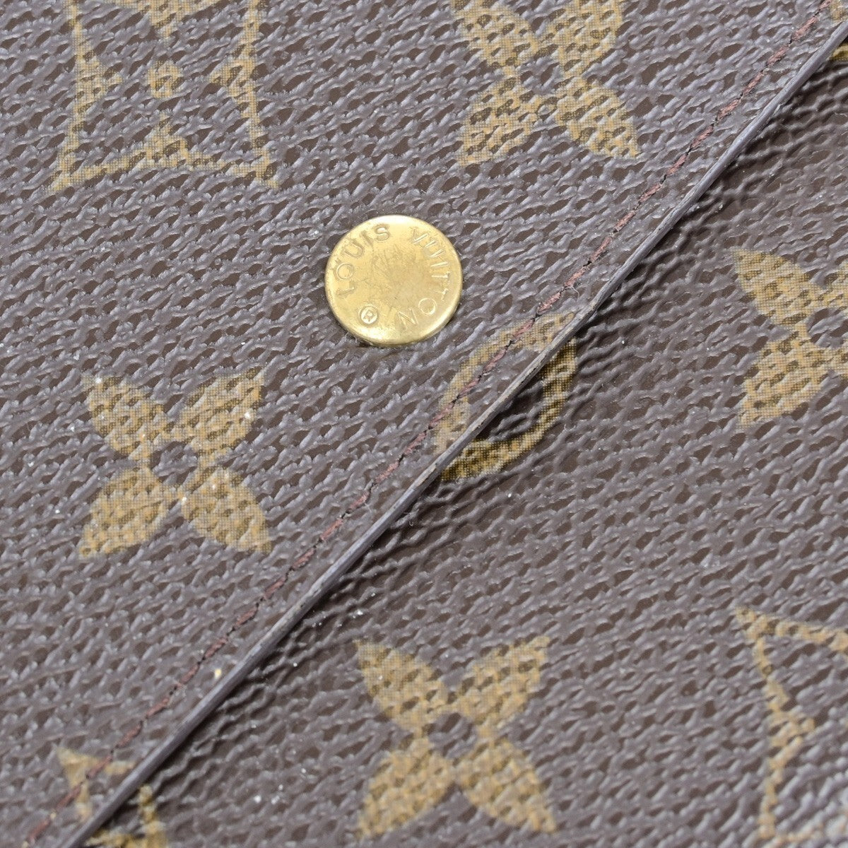 LOUIS VUITTON Porte Monnaie Credit Bifold Wallet Monogram Leather M61725 62KP133