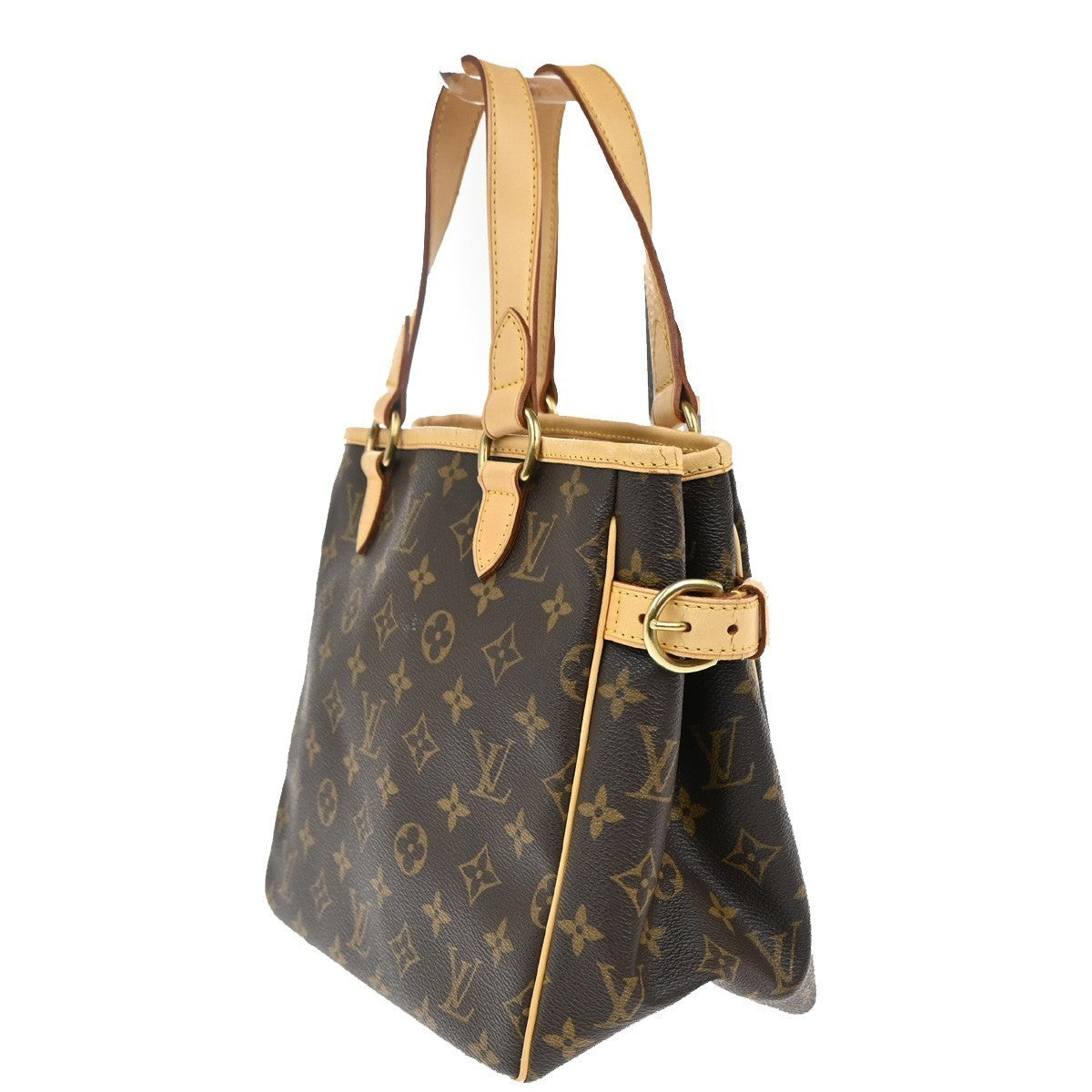 LOUIS VUITTON Batignolles Tote Hand Bag Monogram Leather Brown M51156 96MA205