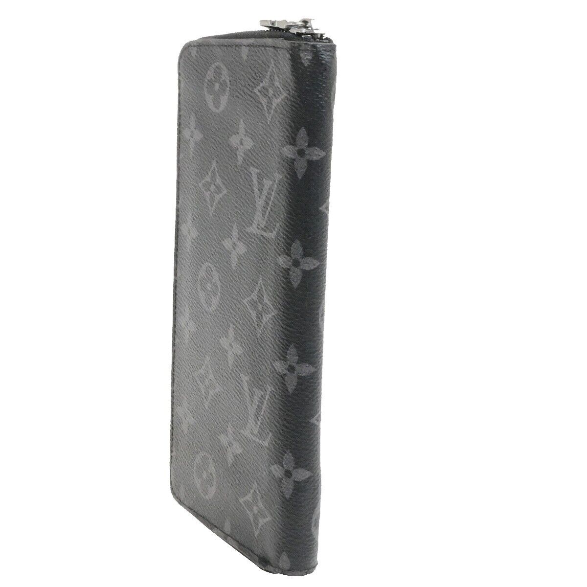 LOUIS VUITTON Zippy Wallet Vertical Monogram Eclipse Leather BK M62295 89YH170