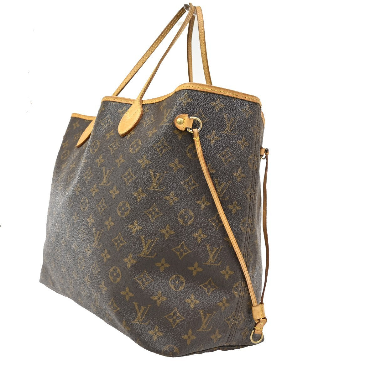 LOUIS VUITTON Neverfull GM Shoulder Tote Bag Monogram Leather BN M40157 58TA034