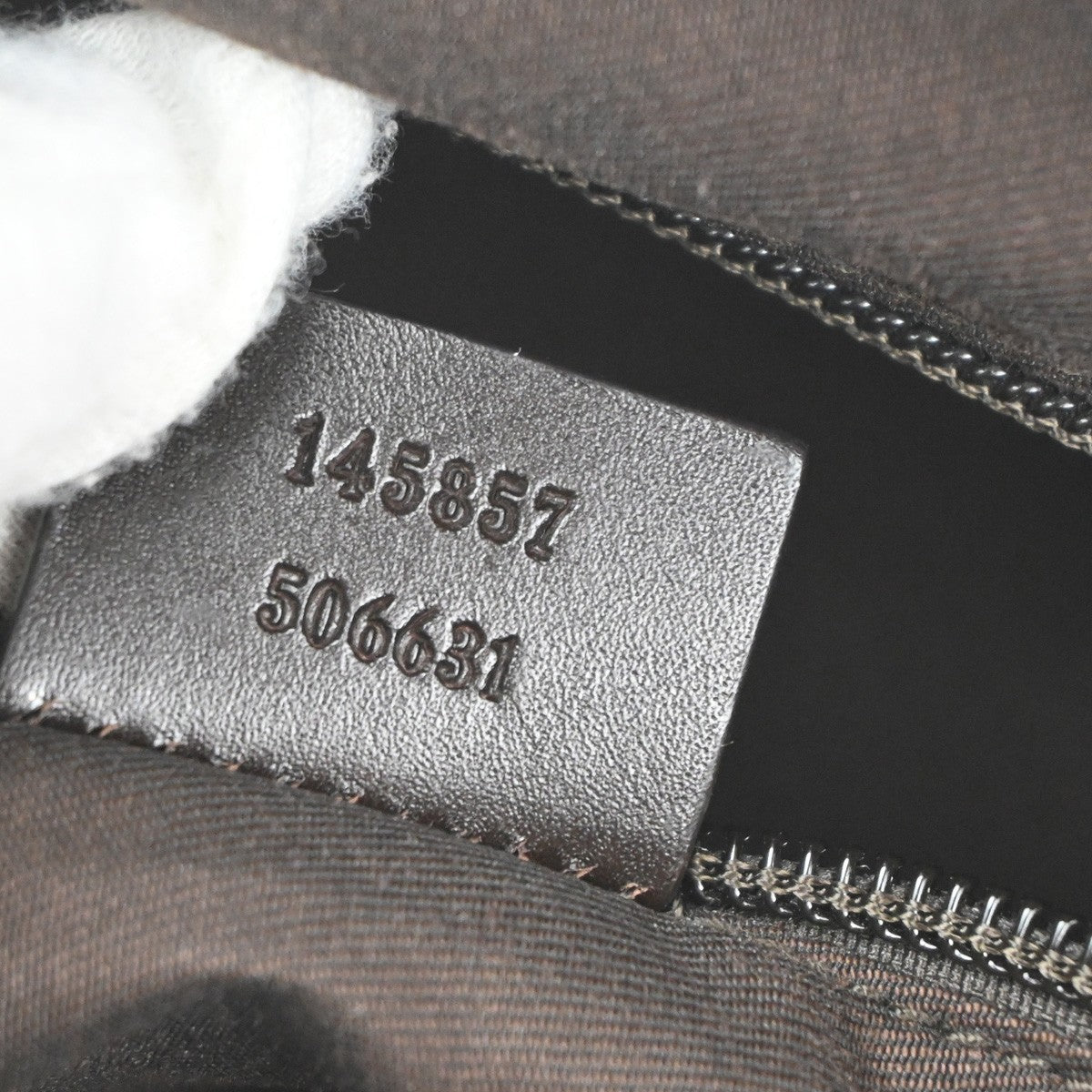 GUCCI Logo GG Crossbody Shoulder Bag Leather Canvas Brown SHW Italy 83KD060