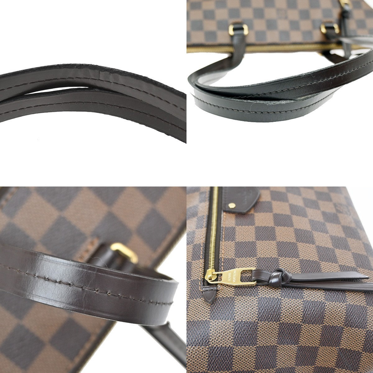LOUIS VUITTON LV Iena PM Shoulder Bag Damier Ebene Leather Brown N41012 23EG094