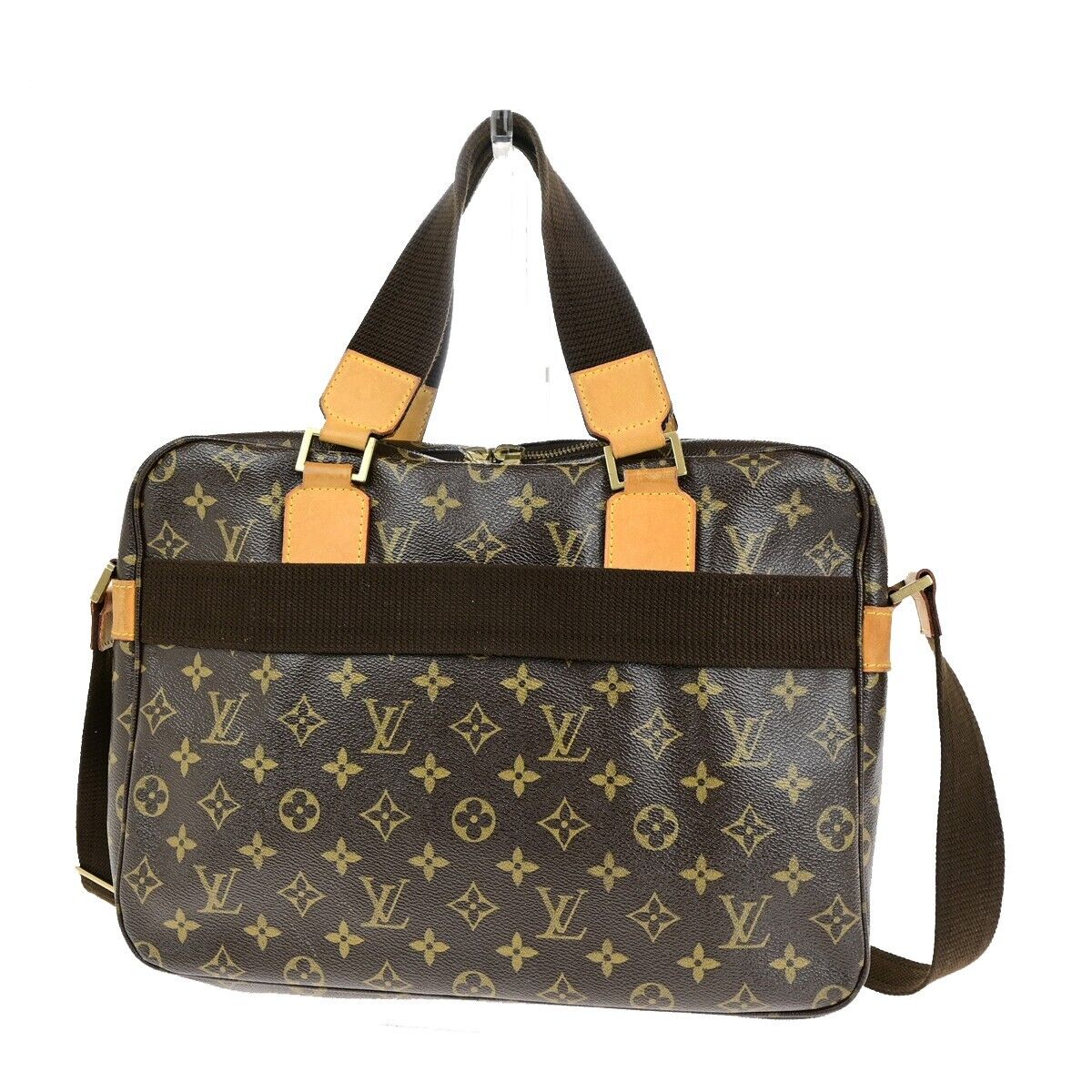 LOUIS VUITTON Sac Bosphore 2way Hand Bag Monogram Leather Brown M40043 54ED348