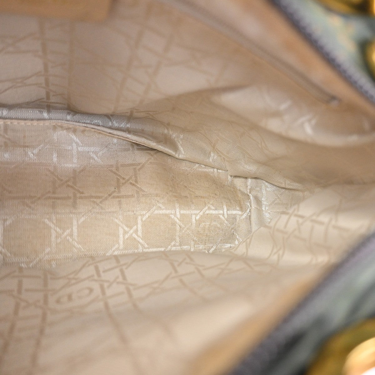CHRISTIAN DIOR Lady 2Way Shoulder Hand Bag Nylon Patent Leather KI GHW 72YH877