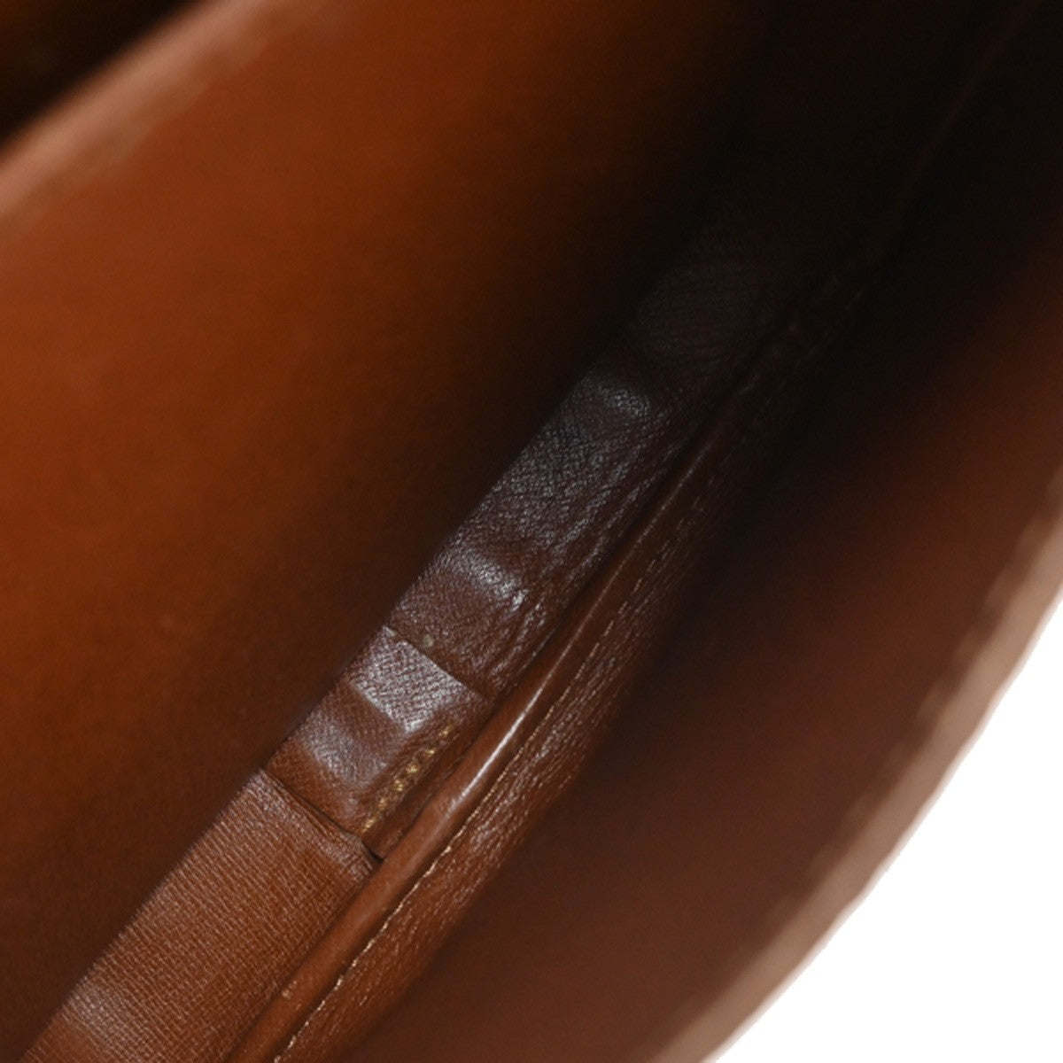 LOUIS VUITTON Cartouchiere MM Shoulder Bag Monogram Leather Brown M51253 33KP008