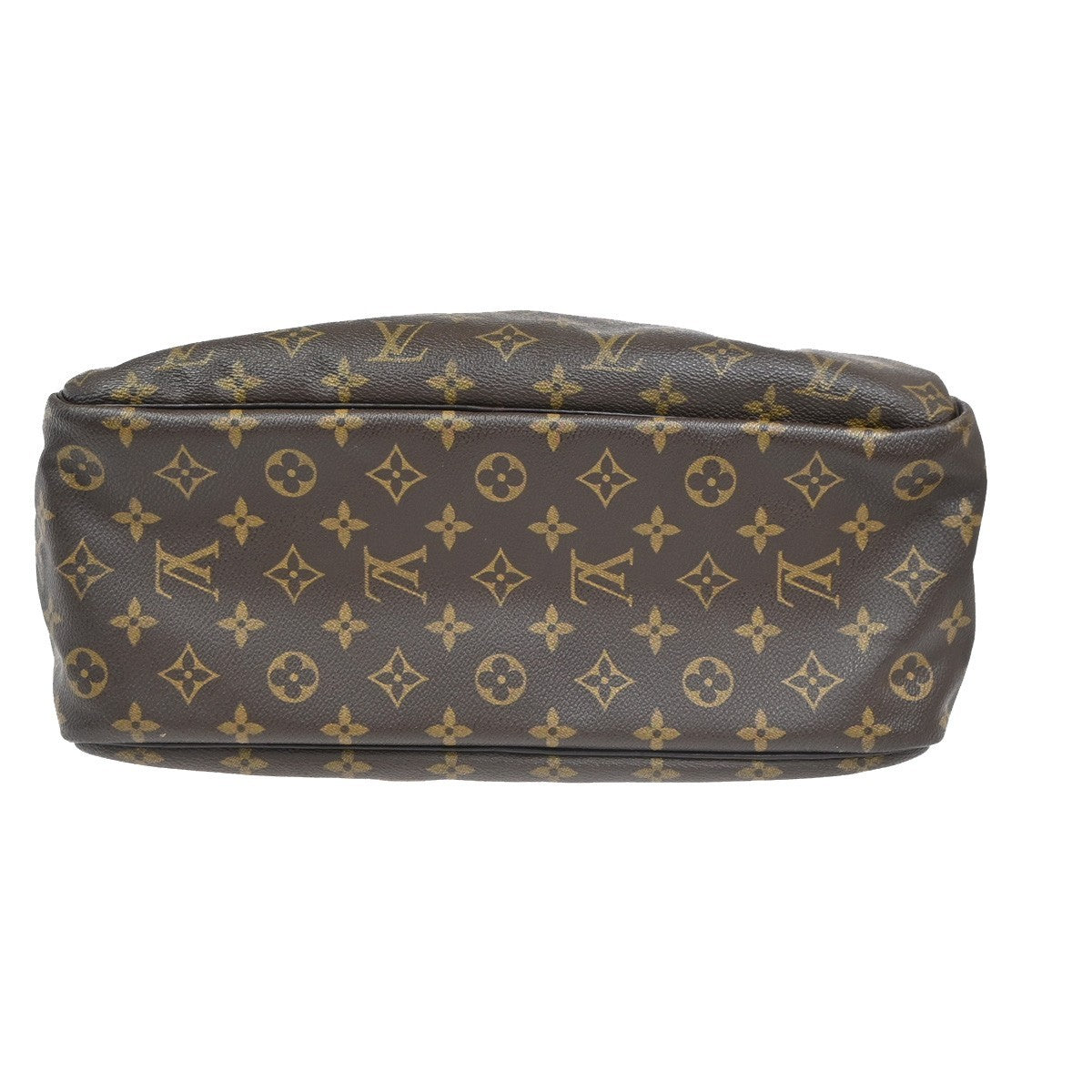 LOUIS VUITTON LV Logo Deauville Hand Bag Monogram Leather Brown M47270 65ZA315
