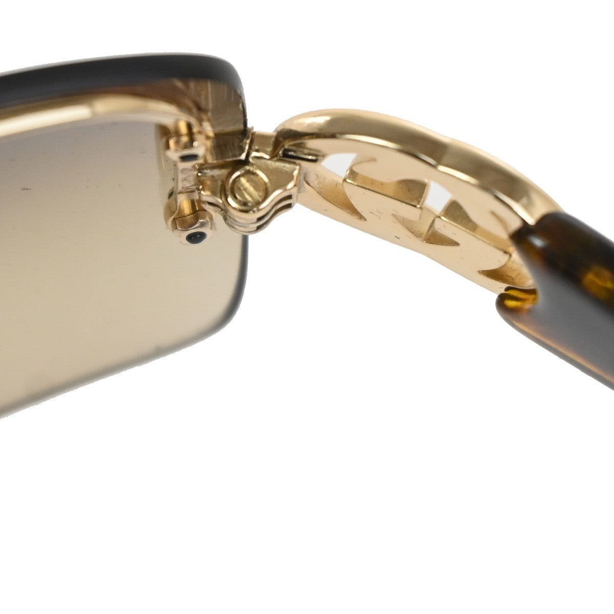 GUCCI GG Sunglasses GG 2804/F/S/ Eye Were Plastic Metal Black Brown 07TA617
