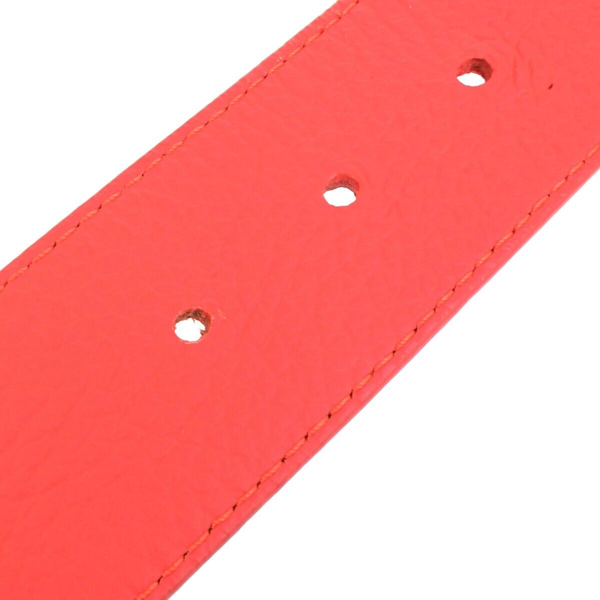 LOUIS VUITTON Ceinture LV Shape Belt  98/38 Taurillon Leather Red MP238 89RL093