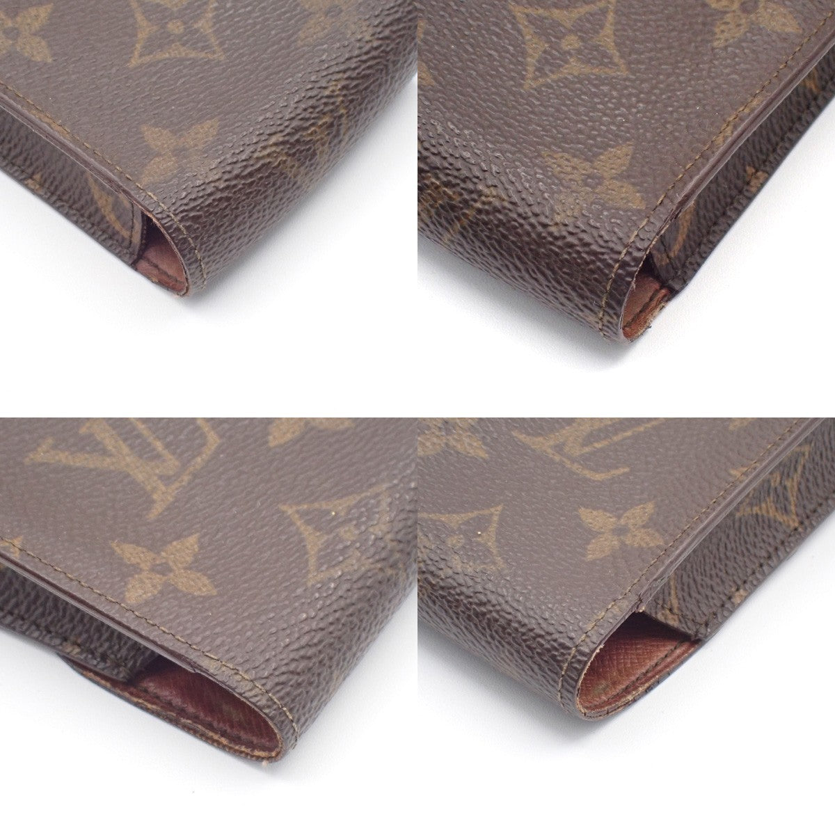 LOUIS VUITTON Etui Cigarette Case Monogram Leather Brown M63024 07AA164