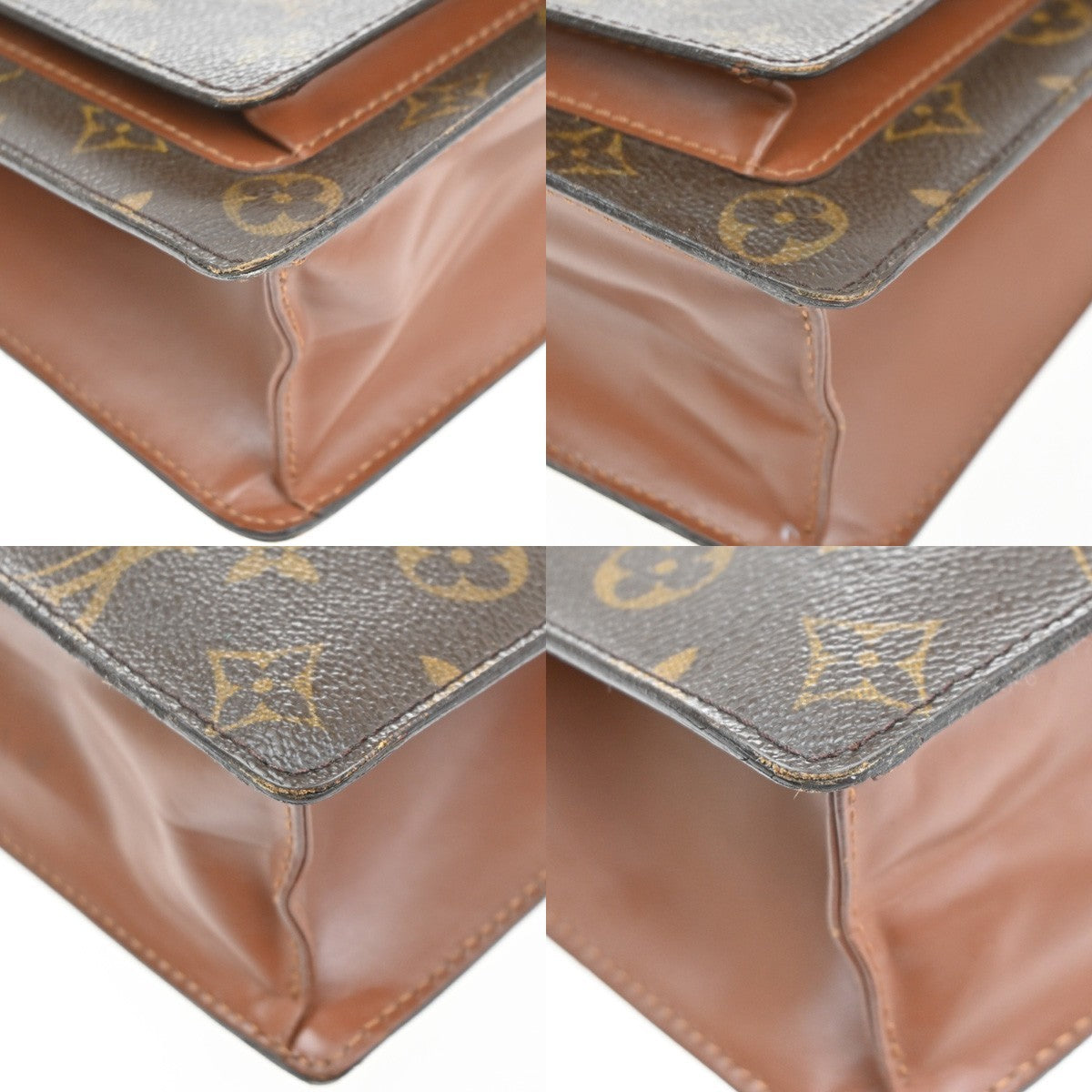 LOUIS VUITTON Monceau 28 2Way Shoulder Hand Bag Monogram Leather M51185 35MA646
