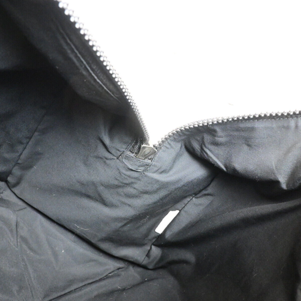 BOTTEGA VENETA Logo Intrecciato Travel Hand Bag PVC Canvas Leather Black 67YG558