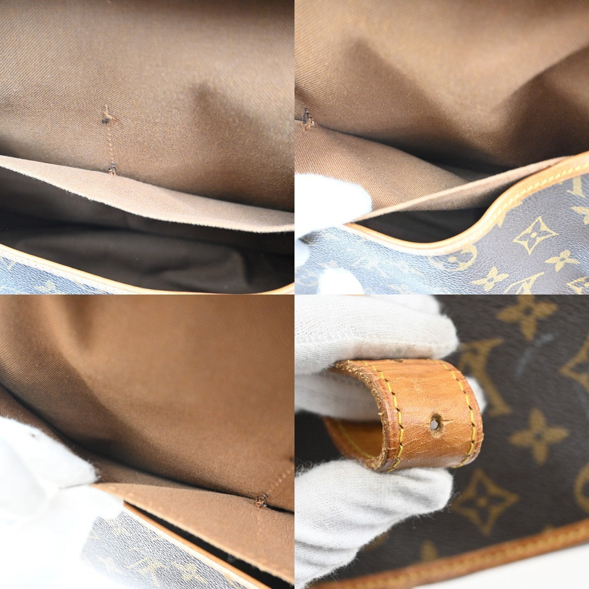 LOUIS VUITTON Saumur 35 Shoulder Bag Monogram Leather BN France M42254 73CA680