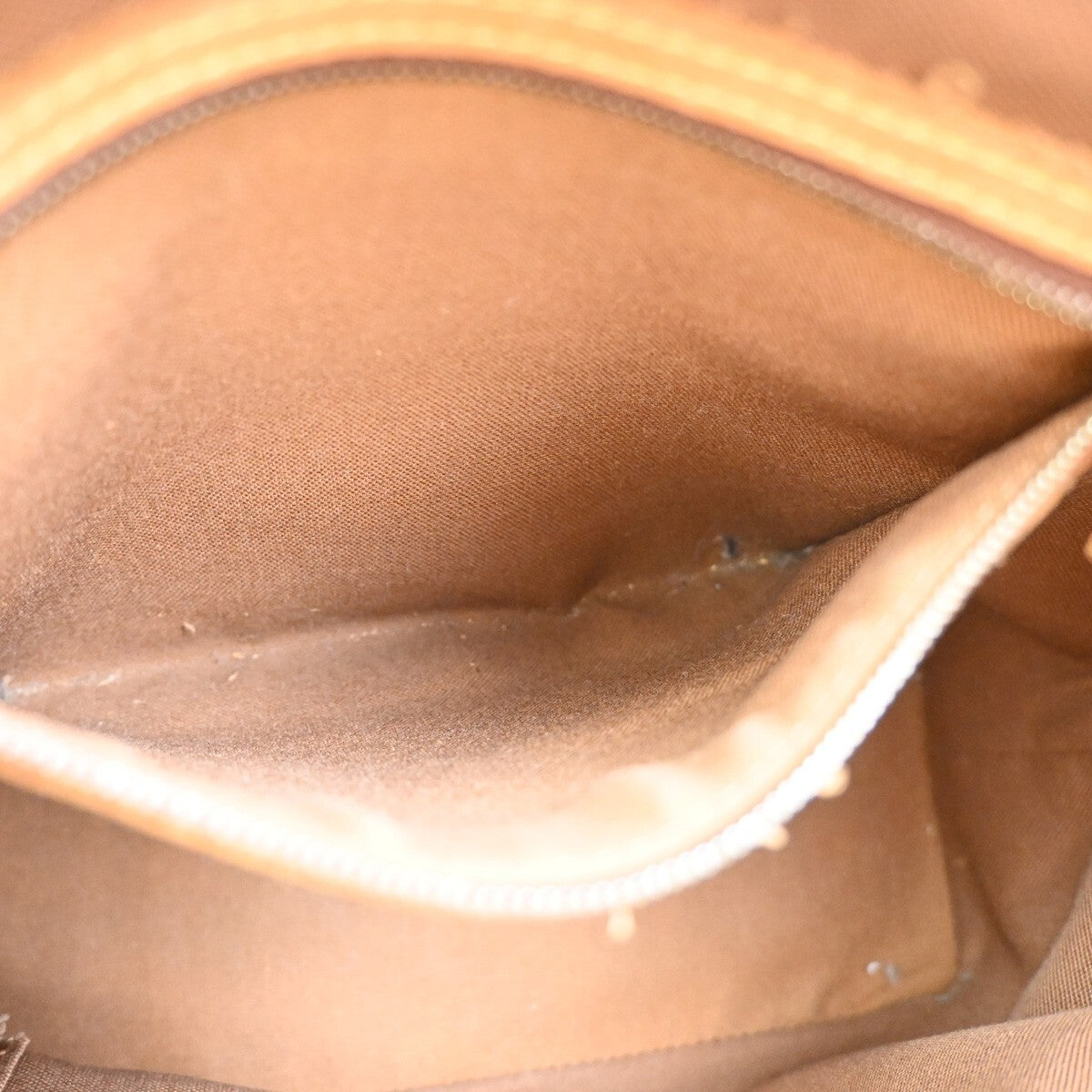 LOUIS VUITTON Cabas Piano Shoulder Bag Monogram Leather Brown M51148 10EE289