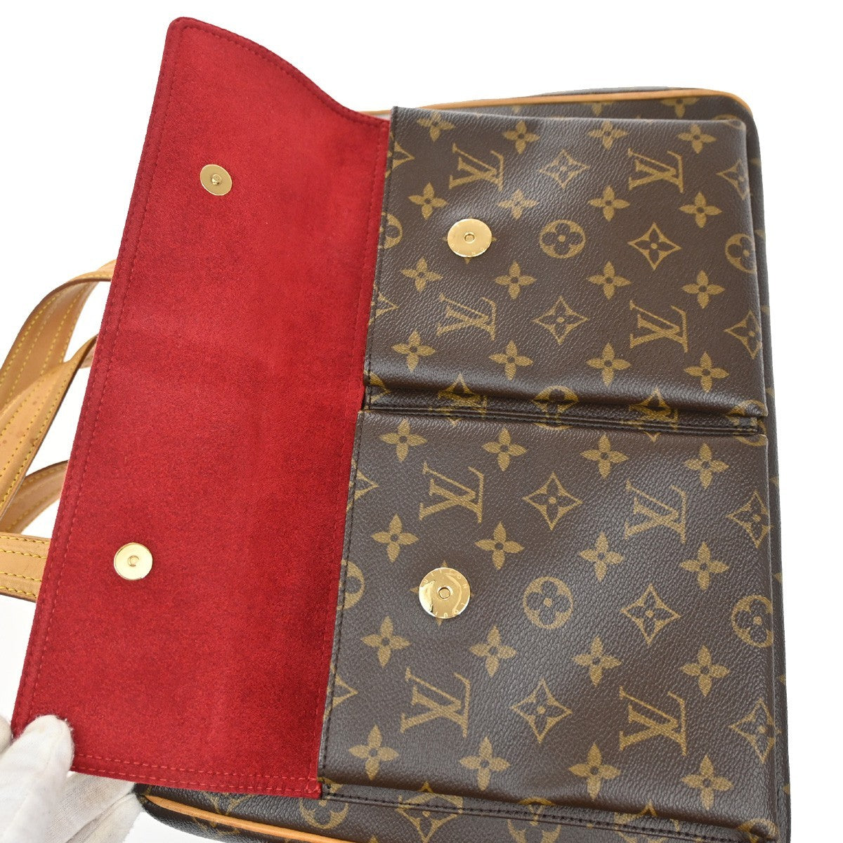 LOUIS VUITTON Multipli Cite Shoulder Bag Monogram Leather Brown M51162 42CA282