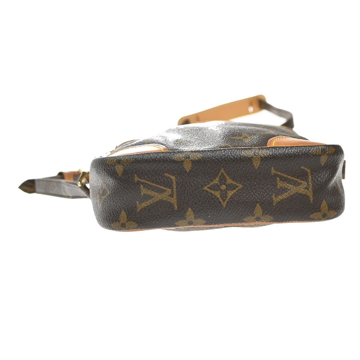 LOUIS VUITTON Danube Shoulder Bag Monogram Leather Brown France M45266 83KC783