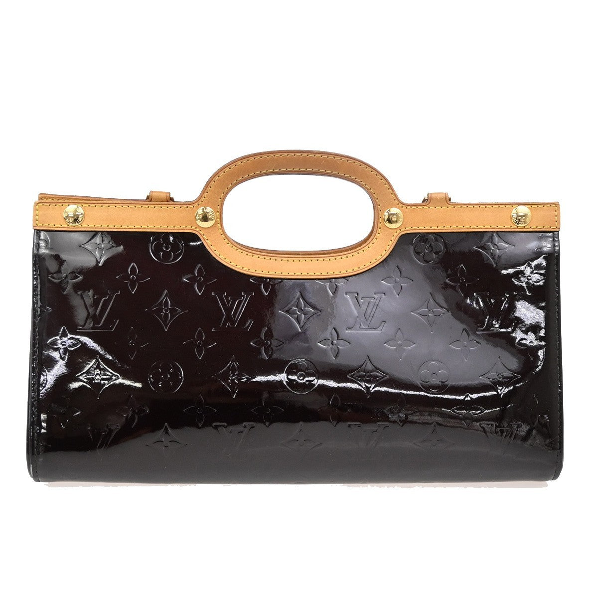 LOUIS VUITTON Roxbury Drive 2Way Hand Bag Monogram Vernis AE M91995 85KB543