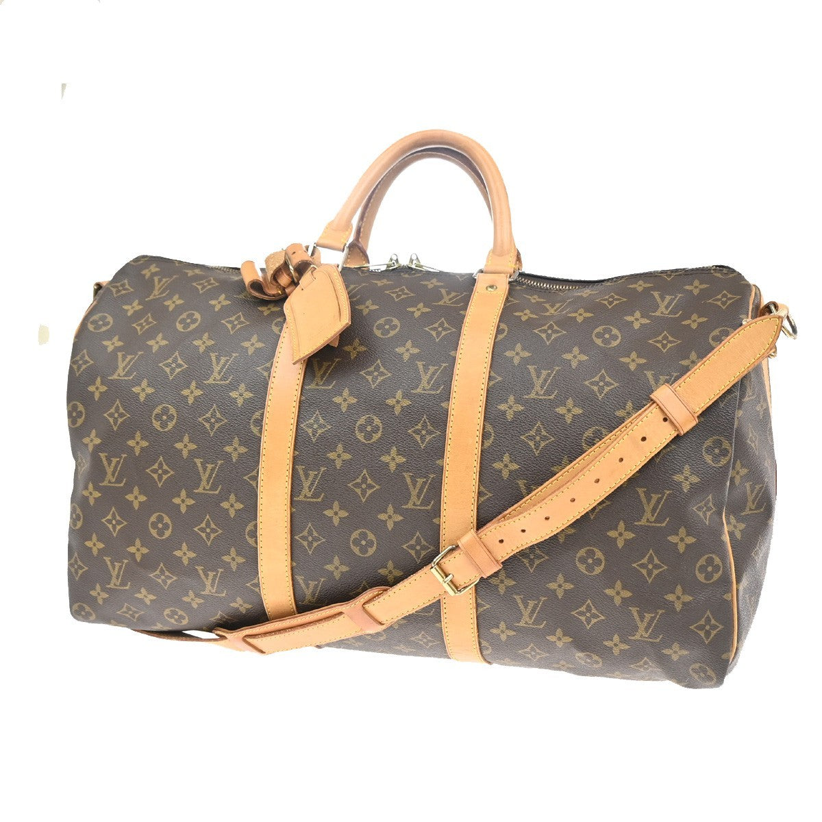 LOUIS VUITTON Keepall Bandouliere 50 2Way Hand Bag Monogram Brown M41416 97EG149